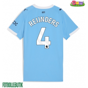 Manchester City Tijjani Reijnders #4 Hemmatröja Kvinnor 2025-26 Kortärmad